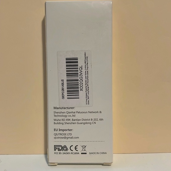 Victsing Wireless Presenter Remote Laser Pointer, 2.4 GHz Model: PC189A, 2 Piece - Picture 11 of 16